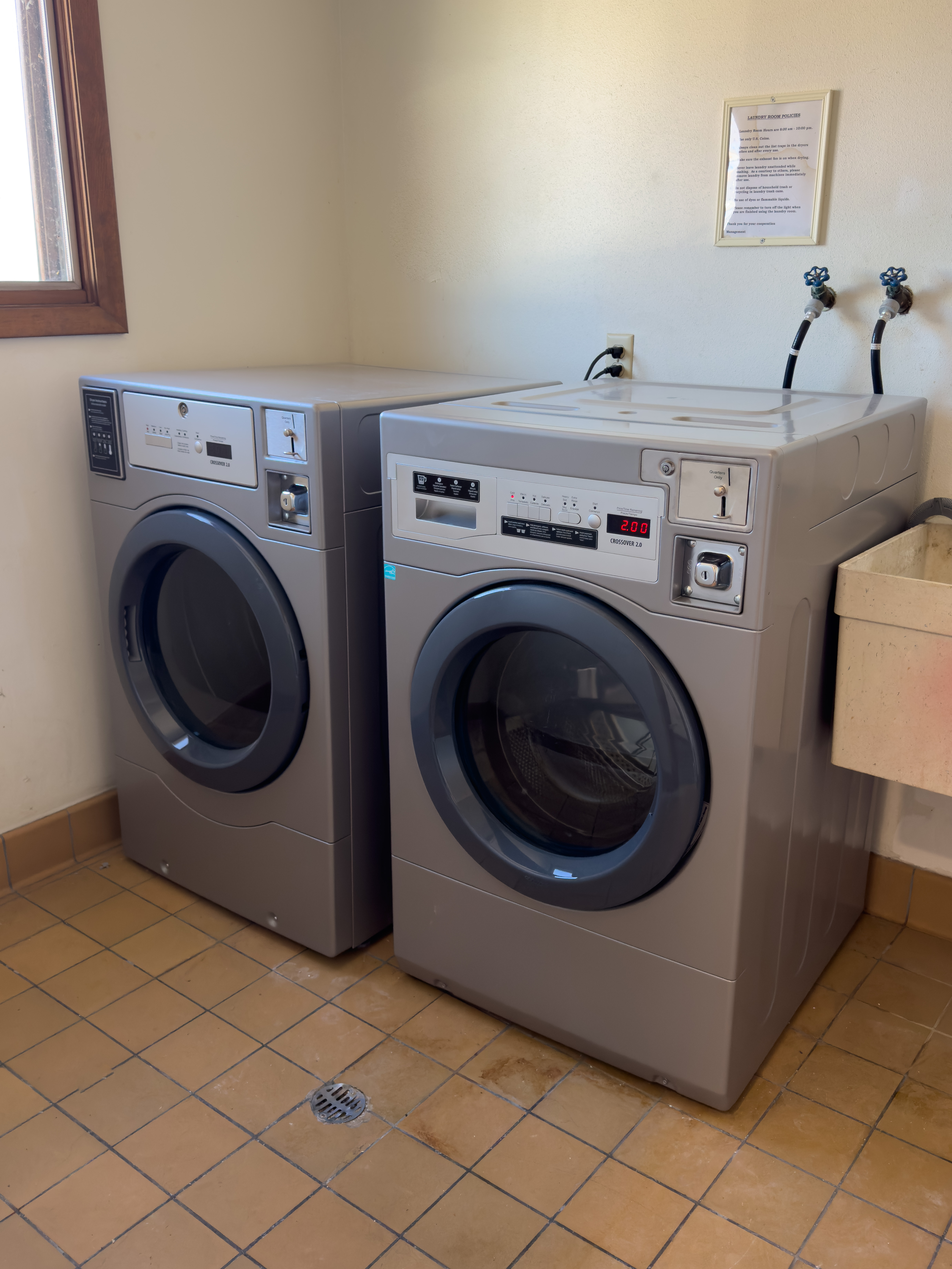 On-site coin laundry